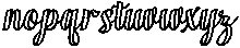 Chocolate Strawberry Outline Bold Slant 8 Regular otf (700) Font LOWERCASE