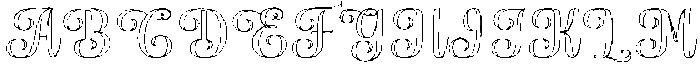 Chocolate Strawberry Outline Regular otf (400) Font