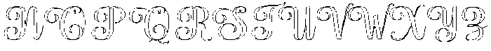 Chocolate Strawberry Outline Regular otf (400) Font UPPERCASE