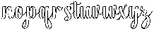 Chocolate Strawberry Outline Regular otf (400) Font LOWERCASE
