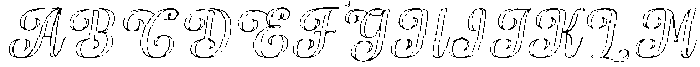 Chocolate Strawberry Outline Slant 10 Regular otf (400) Font