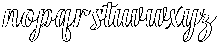 Chocolate Strawberry Outline Slant 10 Regular otf (400) Font LOWERCASE