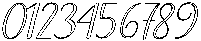 Chocolate Strawberry Outline Slant 14 Regular otf (400) Font OTHER CHARS