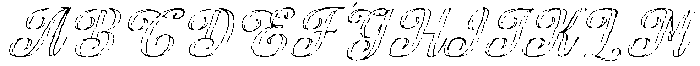 Chocolate Strawberry Outline Slant 22 Regular otf (400) Font