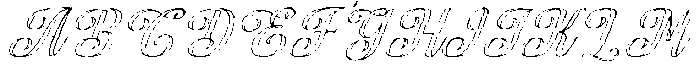 Chocolate Strawberry Outline Slant 24 Regular otf (400) Font