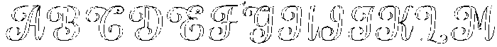 Chocolate Strawberry Outline Slant 4 Regular otf (400) Font