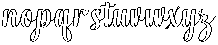 Chocolate Strawberry Outline Slant 4 Regular otf (400) Font LOWERCASE