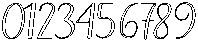 Chocolate Strawberry Outline Slant 6 Regular otf (400) Font OTHER CHARS