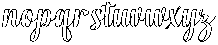 Chocolate Strawberry Outline Slant 6 Regular otf (400) Font LOWERCASE