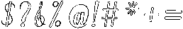 Chocolate Strawberry Outline Slant 8 Regular otf (400) Font OTHER CHARS