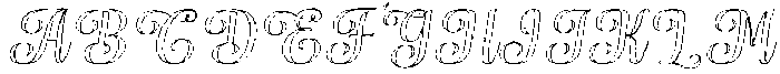 Chocolate Strawberry Outline Slant 8 Regular otf (400) Font