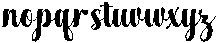 Chocolate Strawberry Sambo Regular otf (400) Font LOWERCASE