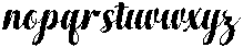 Chocolate Strawberry Sambo Slant 10 Regular otf (400) Font LOWERCASE