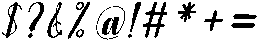 Chocolate Strawberry Sambo Slant 14 Regular otf (400) Font OTHER CHARS