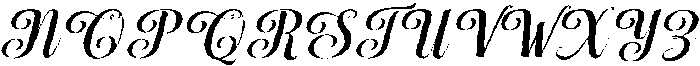 Chocolate Strawberry Sambo Slant 14 Regular otf (400) Font UPPERCASE