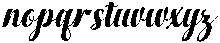 Chocolate Strawberry Sambo Slant 14 Regular otf (400) Font LOWERCASE