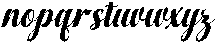 Chocolate Strawberry Sambo Slant 16 Regular otf (400) Font LOWERCASE