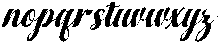 Chocolate Strawberry Sambo Slant 20 Regular otf (400) Font LOWERCASE
