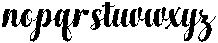 Chocolate Strawberry Sambo Slant 6 Regular otf (400) Font LOWERCASE