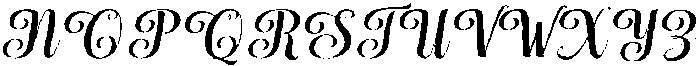 Chocolate Strawberry Sambo Slant 8 Regular otf (400) Font UPPERCASE