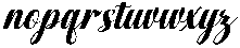 Chocolate Strawberry Slant 18 Regular otf (400) Font LOWERCASE