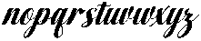 Chocolate Strawberry Slant 22 Regular otf (400) Font LOWERCASE