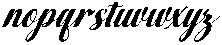 Chocolate Strawberry Slant 24 Regular otf (400) Font LOWERCASE