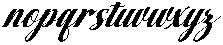 Chocolate Strawberry Slant 28 Regular otf (400) Font LOWERCASE