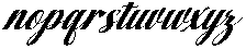 Chocolate Strawberry Slant 30 Regular otf (400) Font LOWERCASE