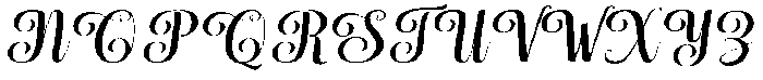 Chocolate Strawberry Slant 6 Regular otf (400) Font UPPERCASE