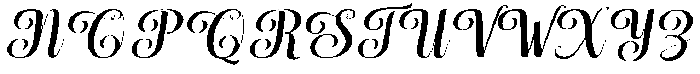 Chocolate Strawberry Slant 8 Regular otf (400) Font UPPERCASE