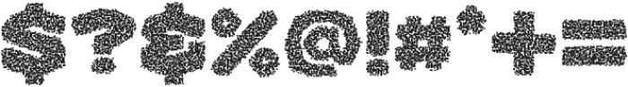 Chocomo Speckle otf (400) Font OTHER CHARS
