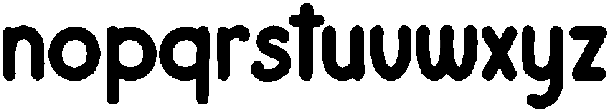 Choice Regular otf (400) Font LOWERCASE