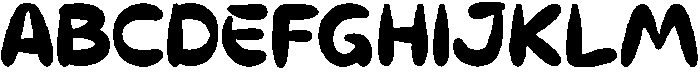 ChokoTheo-Regular otf (400) Font UPPERCASE