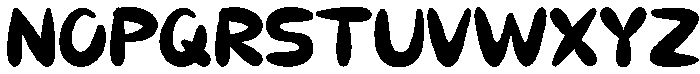 ChokoTheo-Regular otf (400) Font UPPERCASE
