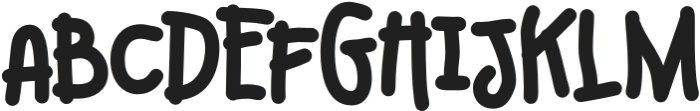 Chollez Regular otf (400) Font UPPERCASE