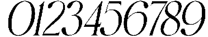 Cholmex-Oblique otf (400) Font OTHER CHARS