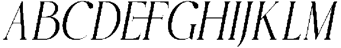 Cholmex-Oblique otf (400) Font UPPERCASE