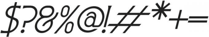 Cholvine Italic otf (400) Font OTHER CHARS