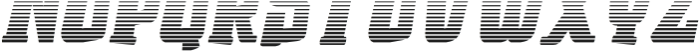 Chomixi line Italic otf (400) Font UPPERCASE