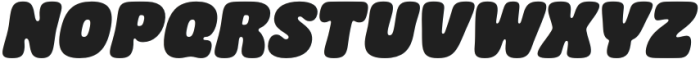Chomp Oblique otf (400) Font UPPERCASE