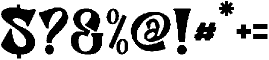 Chonka Muchas otf (400) Font OTHER CHARS