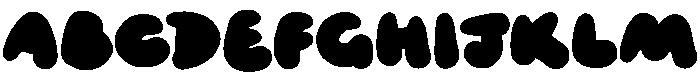 Chonkino Bambino Bold otf (700) Font UPPERCASE