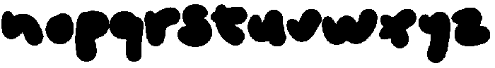 Chonkino Bambino Bold otf (700) Font LOWERCASE