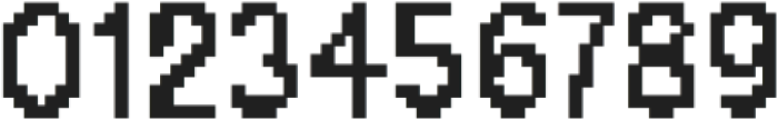 Chonky Bits Font Bold otf (700) Font OTHER CHARS