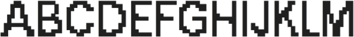 Chonky Bits Font Bold otf (700) Font UPPERCASE