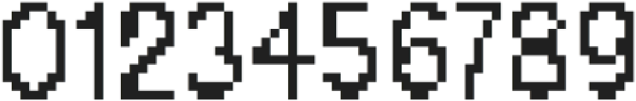 Chonky Bits Font Regular otf (400) Font OTHER CHARS