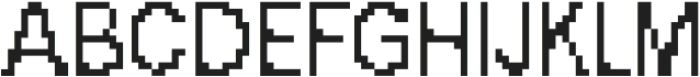 Chonky Bits Font Regular otf (400) Font UPPERCASE