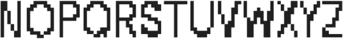 Chonky Bits Font Regular otf (400) Font UPPERCASE