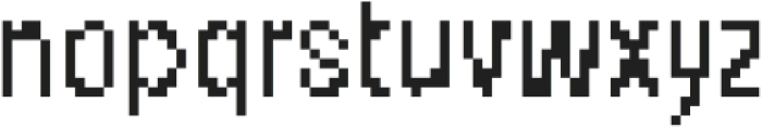 Chonky Bits Font Regular otf (400) Font LOWERCASE